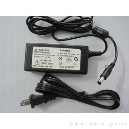 AC/DC switching power adapter 6V 2A with UL, CE, FCC, RoHS